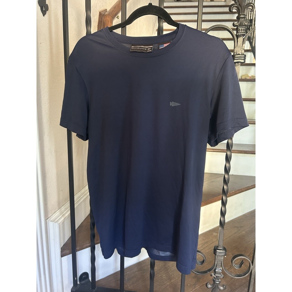 Men's Size Medium Goruck American Training Shirt  Short Sleeves Blue